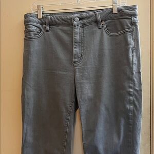 Lands' End Straight Leg Pants in Gray